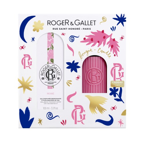 ROGER & GALLET PACK NAVIDAD ROSÉ 100 ML  VELA REGALO