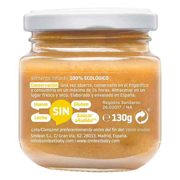 SMILEAT  1 TARRITO 130 G SABOR MULTIFRUTA CON MANGO
