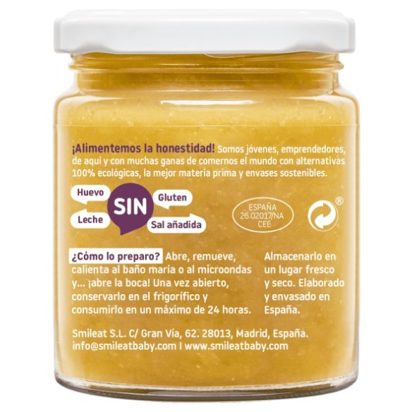SMILEAT  1 TARRITO 230 G SABOR GUISITO DE ALUBIAS