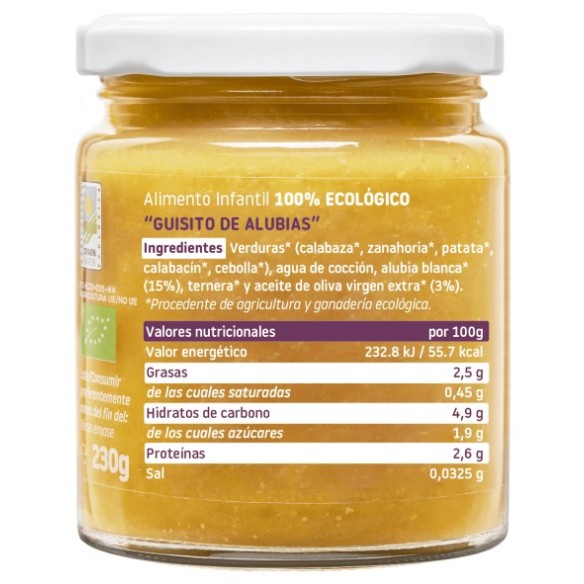 SMILEAT  1 TARRITO 230 G SABOR GUISITO DE ALUBIAS