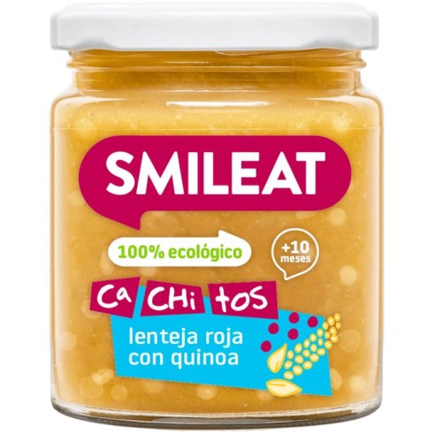 SMILEAT CACHITOS  1 TARRITO 230 G SABOR LENTEJA...