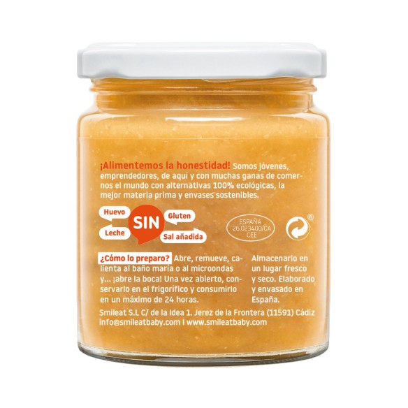 SMILEAT ECO  1 TARRO 230 G SABOR COCIDITO CON TERNERA Y JAMO