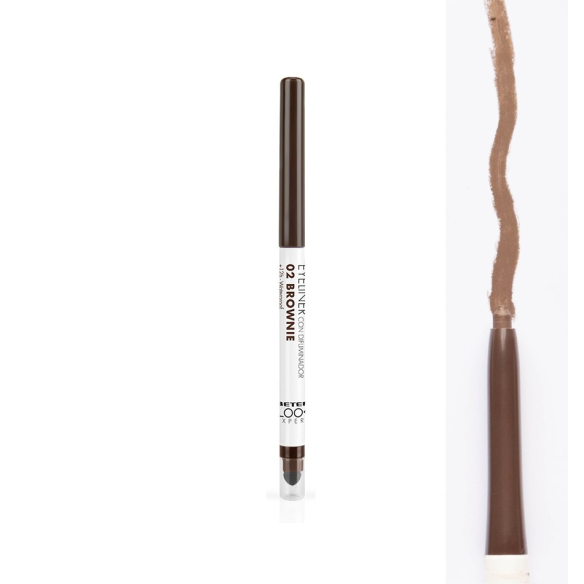 BETER EYELINER CON DIFUMINADOR 02 MARRON MOCA