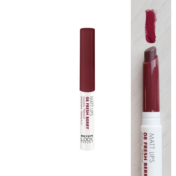 BETER MATT LIPS 08 FRESH BERRY