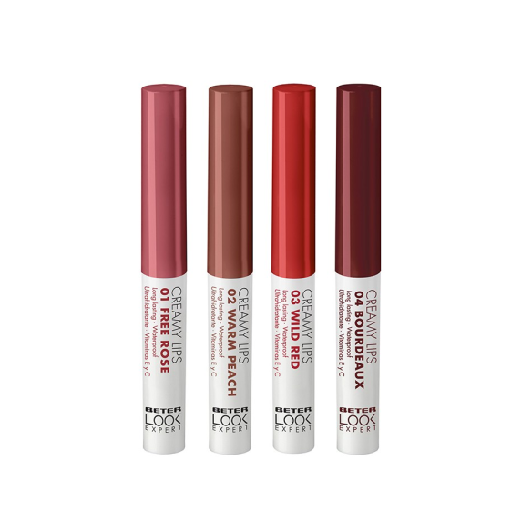 BETER LIPSTICK CREAMY LIPS 04 BOURDEAUX