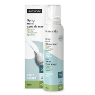 SUAVINEX SPRAY NASAL AGUA DE MAR HIPERTONICA 3M