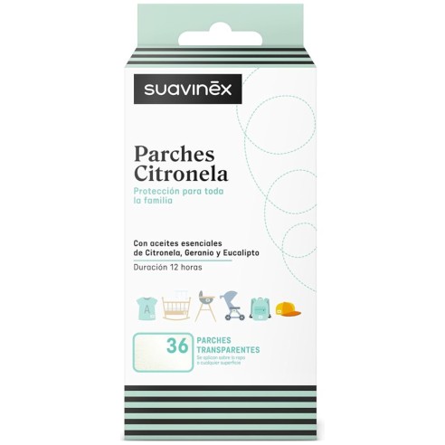 SUAVINEX PARCHES CON CITRONELLA  36 PARCHES
