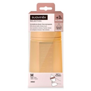 BIBERON SILICONA SUAVINEX INTENSE COLOUR  3 MESES 1 UNIDAD