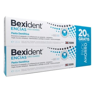 PACK DUPLO BEXIDENT ENCIAS PASTA 125ML