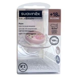 CHUPETE SILICONA FISIOLOGICO SUAVINEX SX PRO SELECTION POETR
