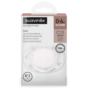 CHUPETE SILICONA FISIOLOGICO SUAVINEX SX PRO SELECTION POETR