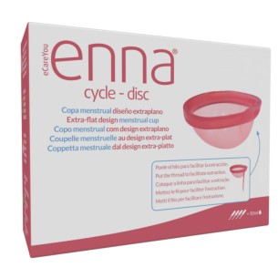 COPA MENSTRUAL ENNA CYCLE 1 UNIDAD DISEÑO EXTRAPLANO TALLA U