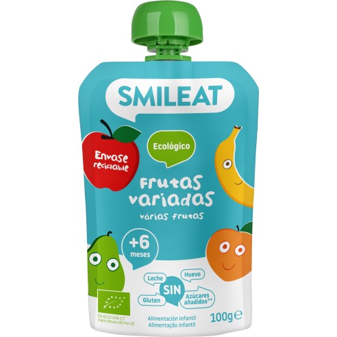 SMILEAT POUCH FRUTAS VARIADAS ECO 100G