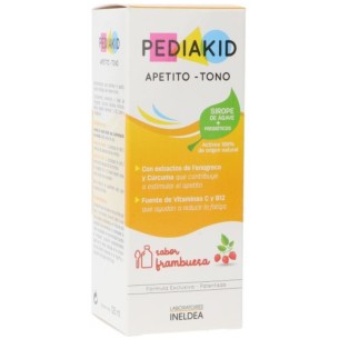 PEDIAKID APETITO TONO JARABE  1 ENVASE 125 ML SABOR FRAMBUES