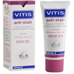 VITIS ANTI-STAIN PASTA 50ML PREVIENE MANCHAS DE CLORHEXIDINA